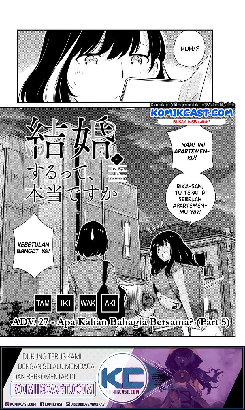 Kekkon Surutte, Hontou Desu ka? Chapter 27 Gambar 3